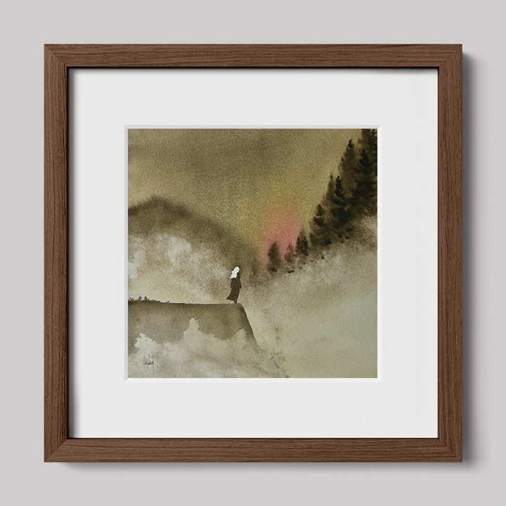 Timber Series Not Part But All Of Me Watercolor Print-Paintings-nakedpastor