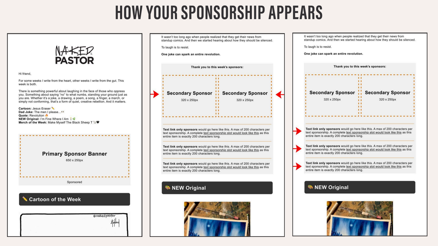 Newsletter Sponsorship-nakedpastor