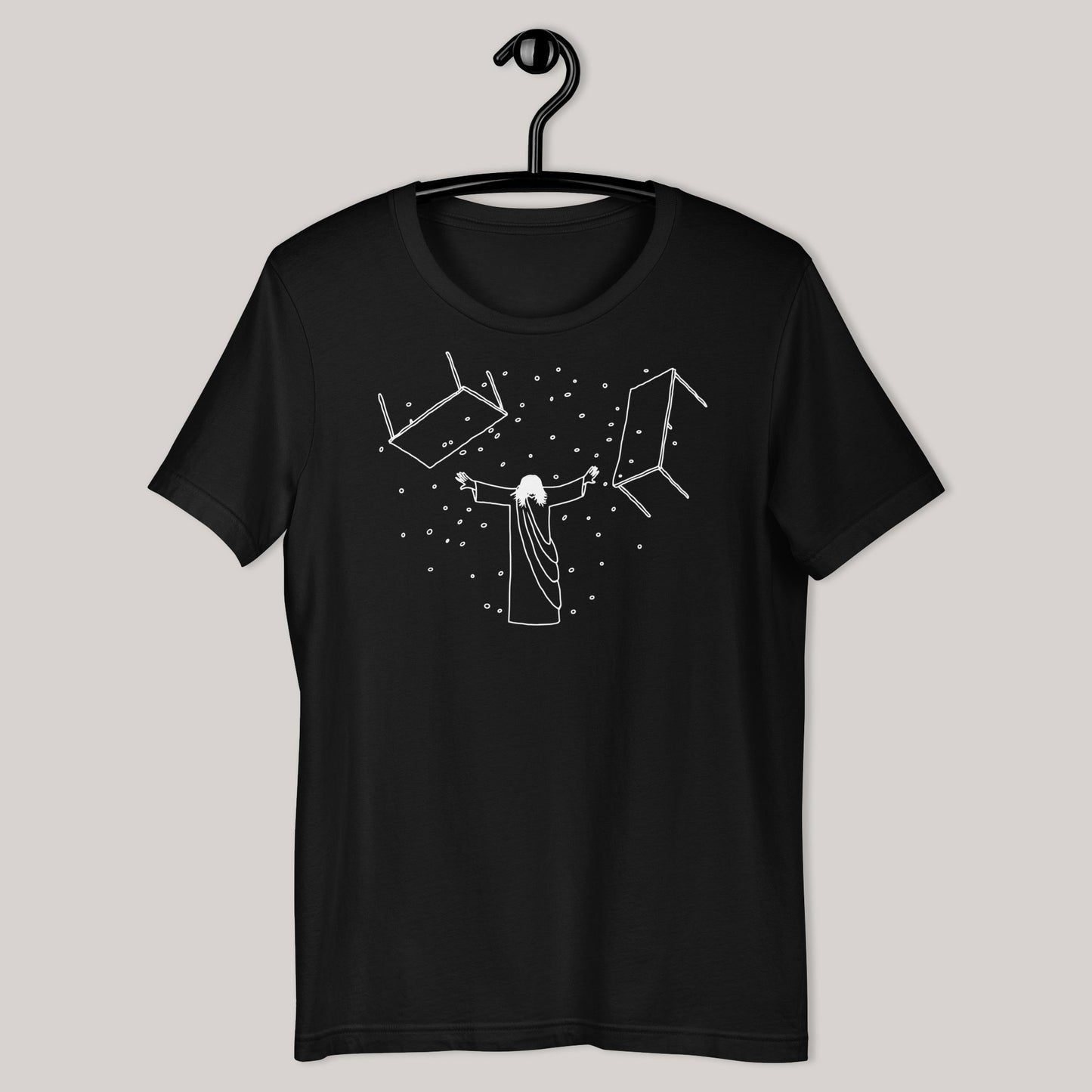Jesus Overturning T-Shirt - by nakedpastor