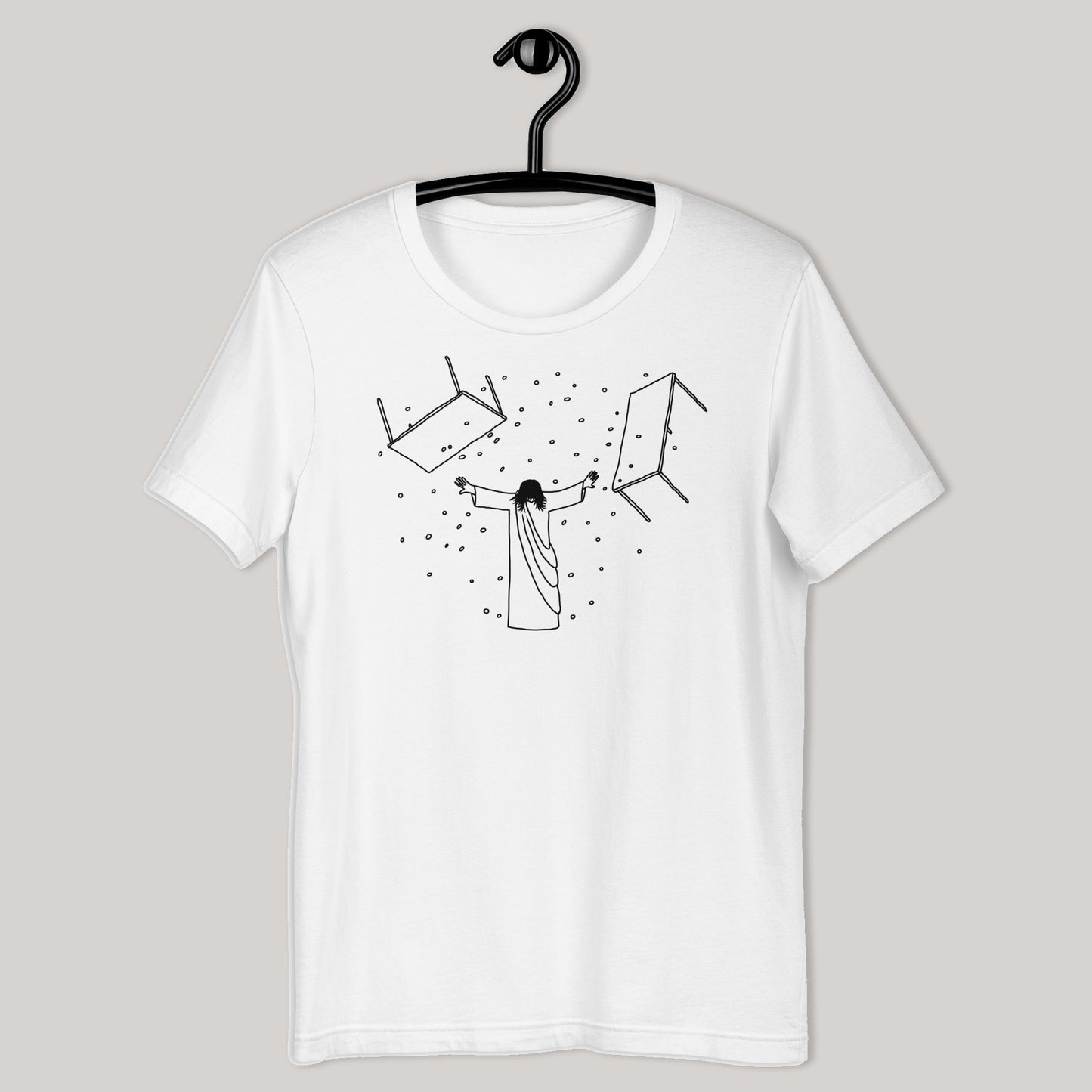 Jesus Overturning T-Shirt - by nakedpastor