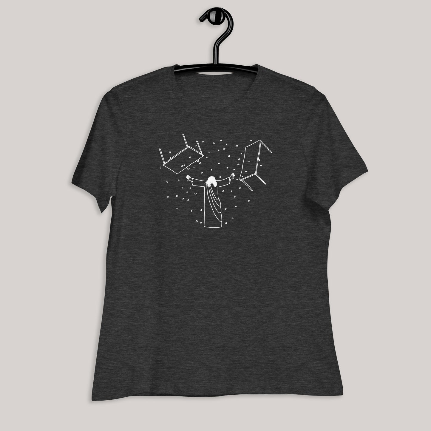Jesus Overturning Women's T-Shirt