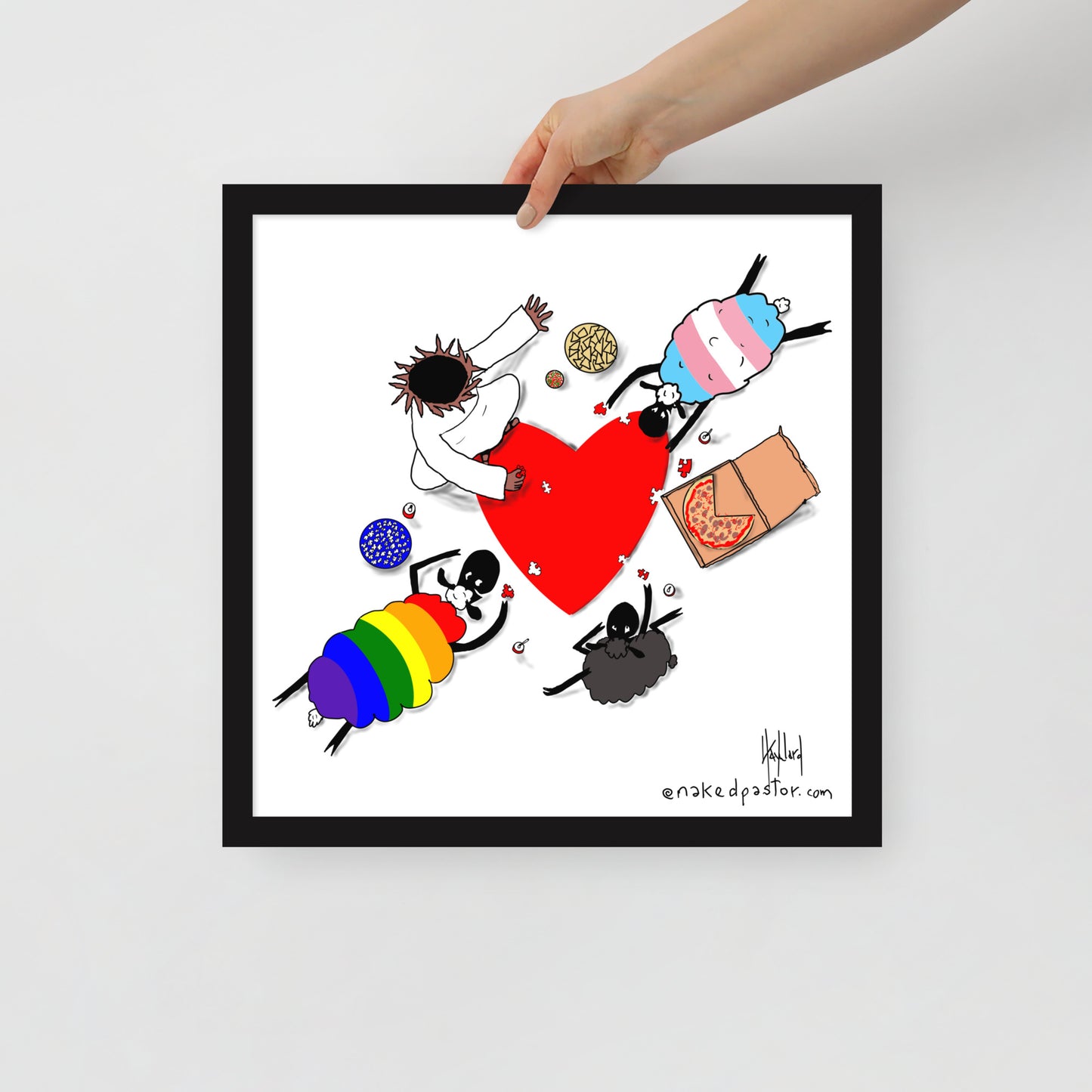 Puzzle of Love Print - by nakedpastor