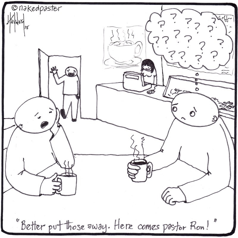 Better Put Those Questions Away Digital Cartoon