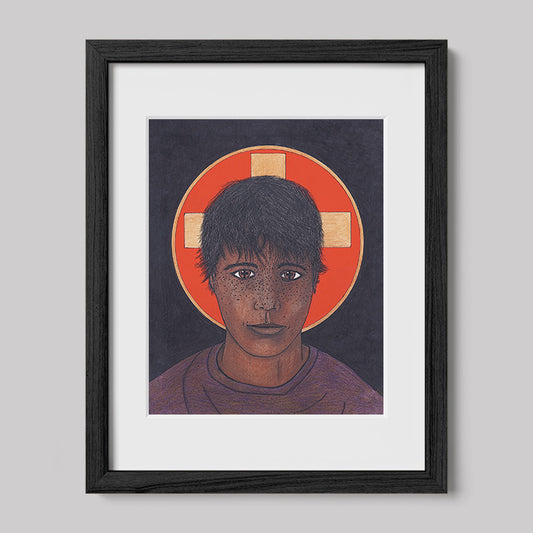 Questioner Image of Christ Print-Drawings-nakedpastor