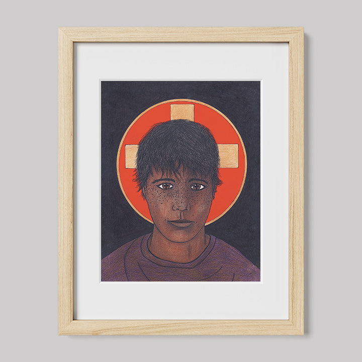 Questioner Image of Christ Print-Drawings-nakedpastor