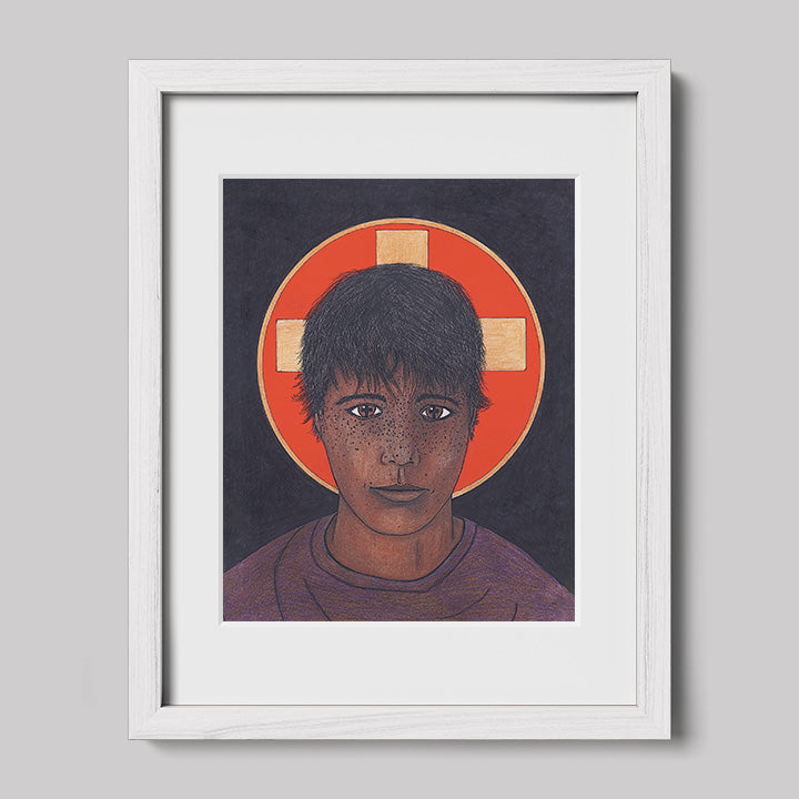 Questioner Image of Christ Print-Drawings-nakedpastor