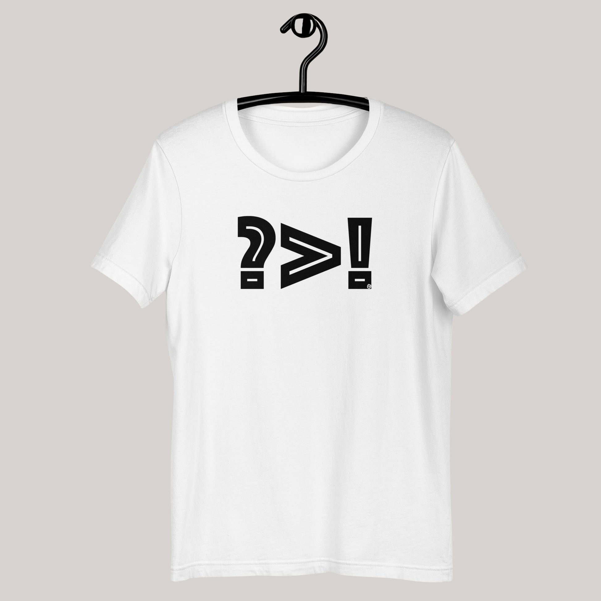 Questions are Greater Than Answers T-Shirt - by nakedpastor