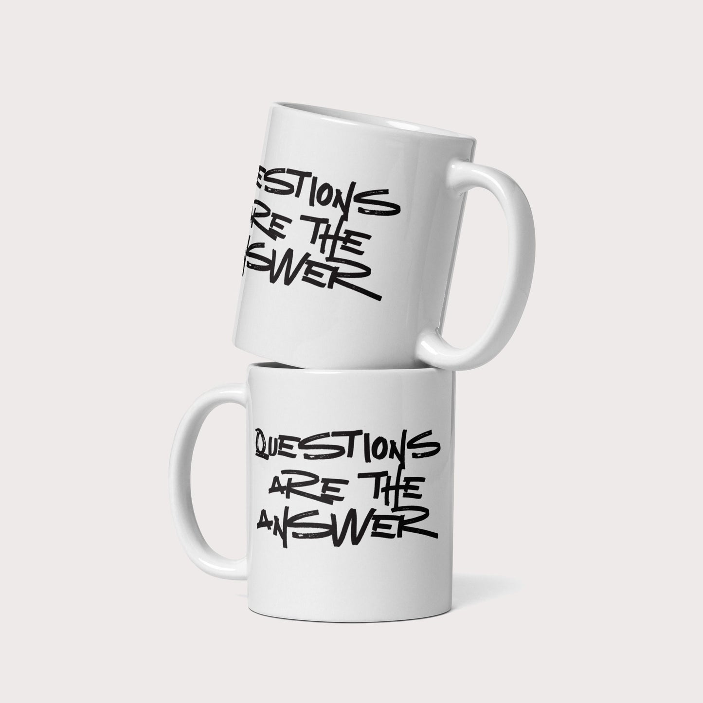 Questions are the Answer Mug - by nakedpastor