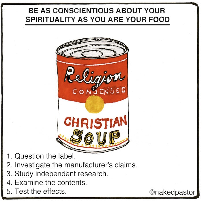 Christian Soup Digital Cartoon-Digital Cartoons-nakedpastor