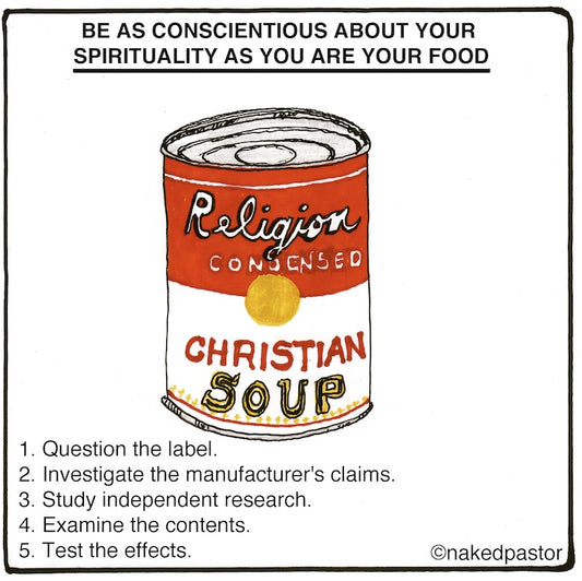 Christian Soup Digital Cartoon-Digital Cartoons-nakedpastor