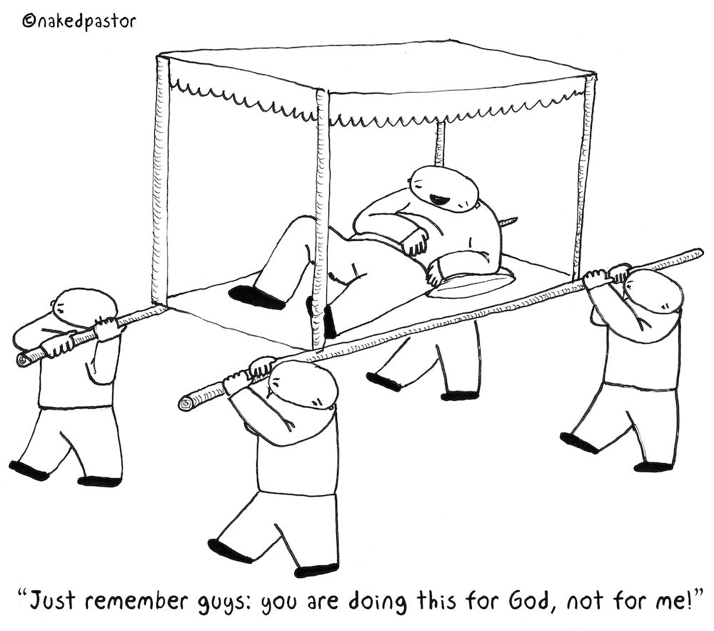 Doing This For God Digital Cartoon - by nakedpastor