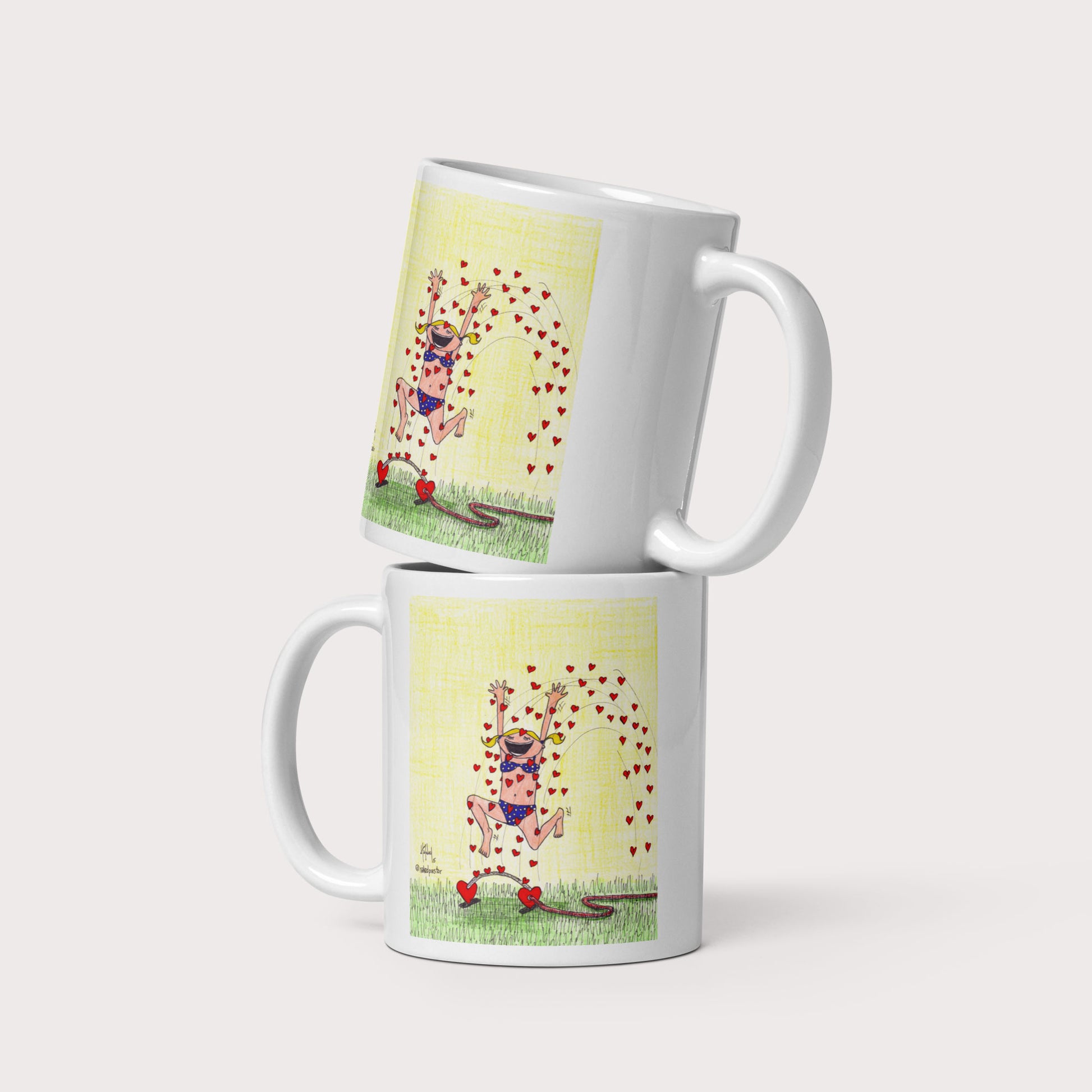 Sprinkler of Love Mug - by nakedpastor