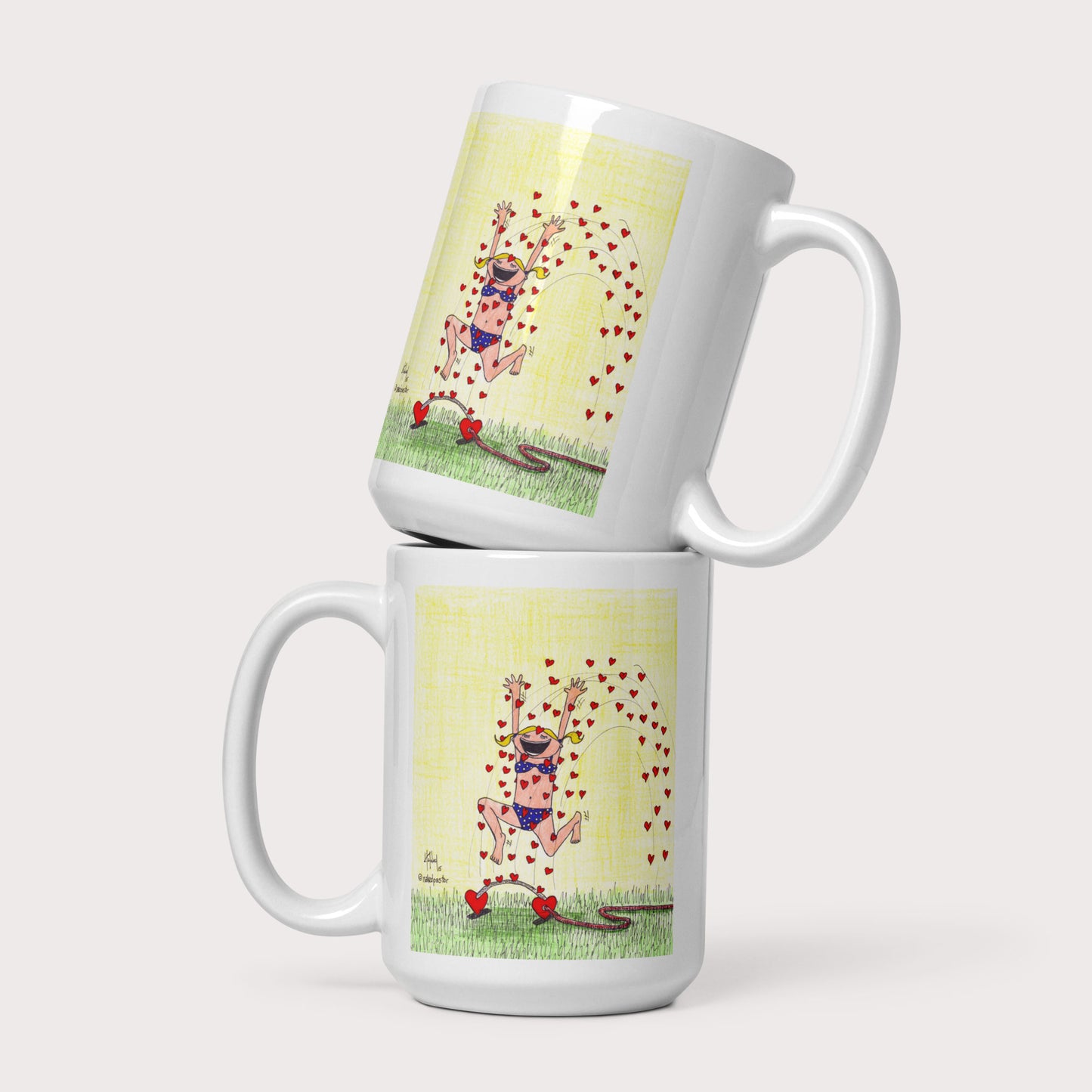 Sprinkler of Love Mug - by nakedpastor