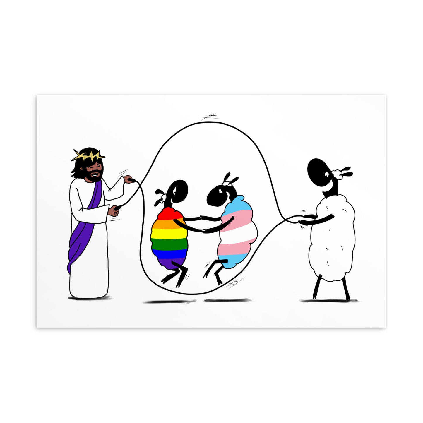 Skipping Mini Print-nakedpastor
