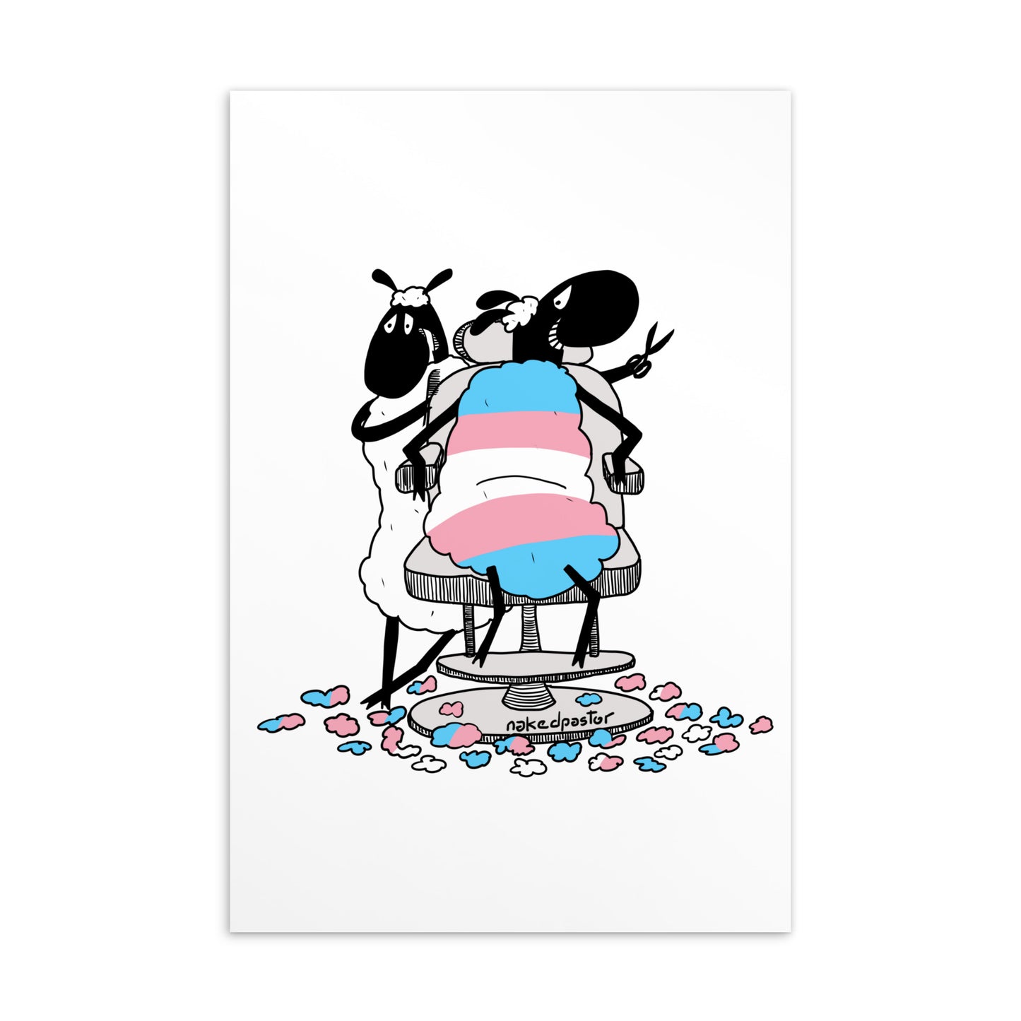 Transgender Haircut Mini Print-nakedpastor