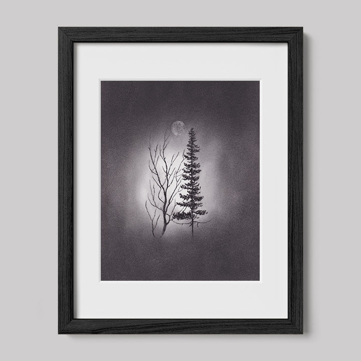 We Can Still Be Friends Charcoal Drawing Print-Drawings-nakedpastor