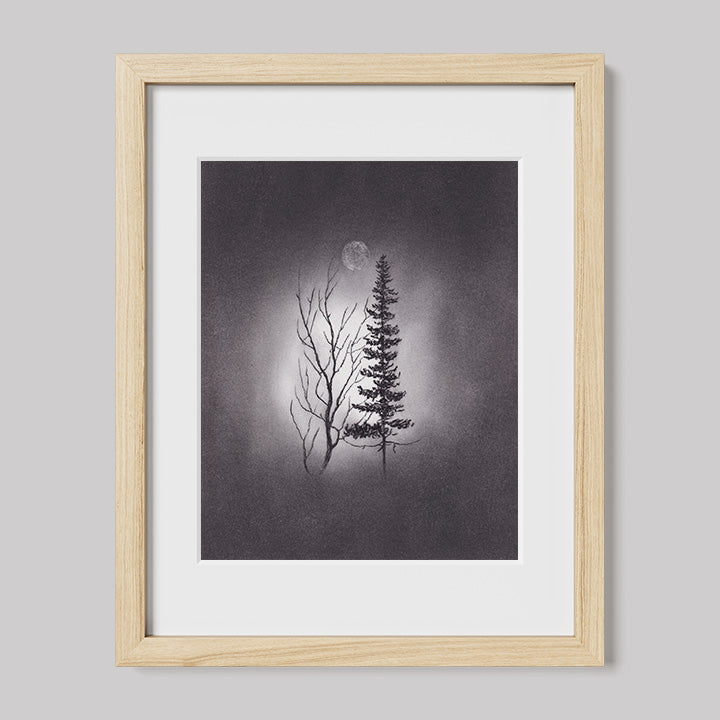 We Can Still Be Friends Charcoal Drawing Print-Drawings-nakedpastor