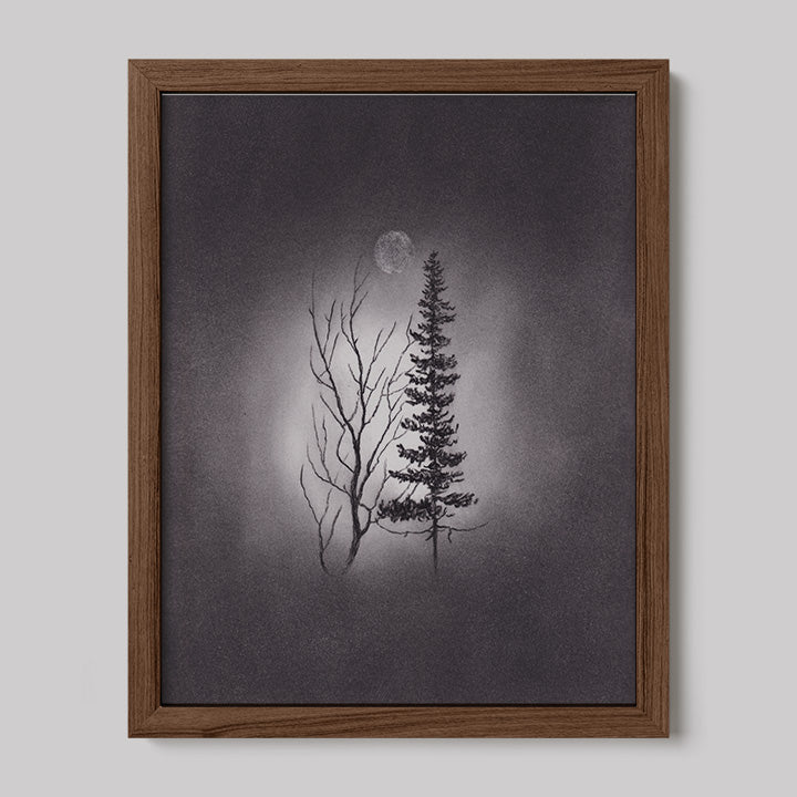 We Can Still Be Friends Charcoal Drawing Print-Drawings-nakedpastor