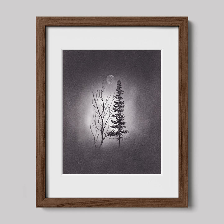 We Can Still Be Friends Charcoal Drawing Print-Drawings-nakedpastor