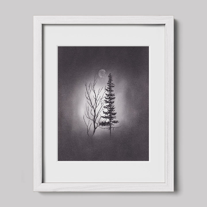 We Can Still Be Friends Charcoal Drawing Print-Drawings-nakedpastor