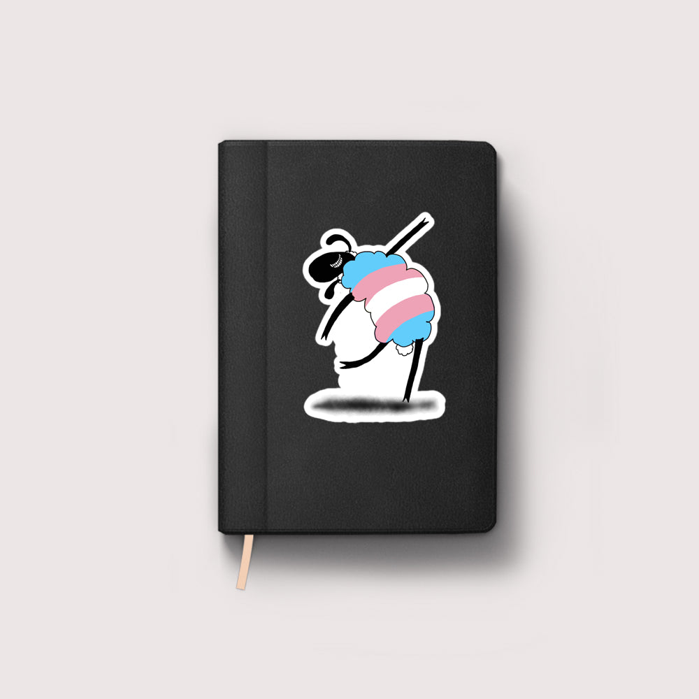Trans Sheep Sticker-Stickers-nakedpastor