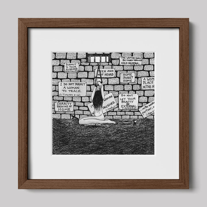 Sophia Trapped Print-Drawings-nakedpastor