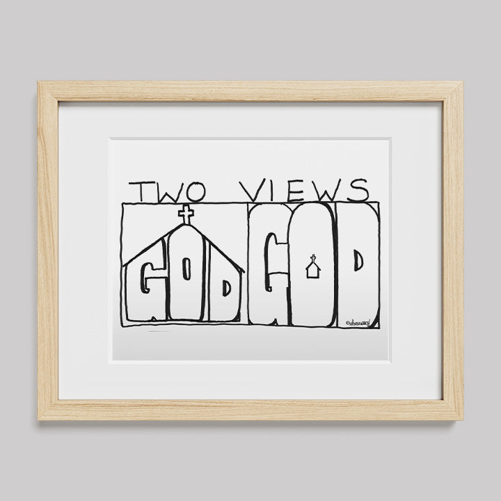Two Views Print-Cartoons-nakedpastor