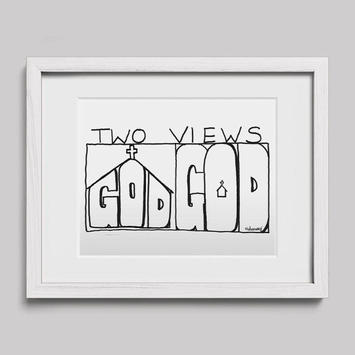Two Views Print-Cartoons-nakedpastor