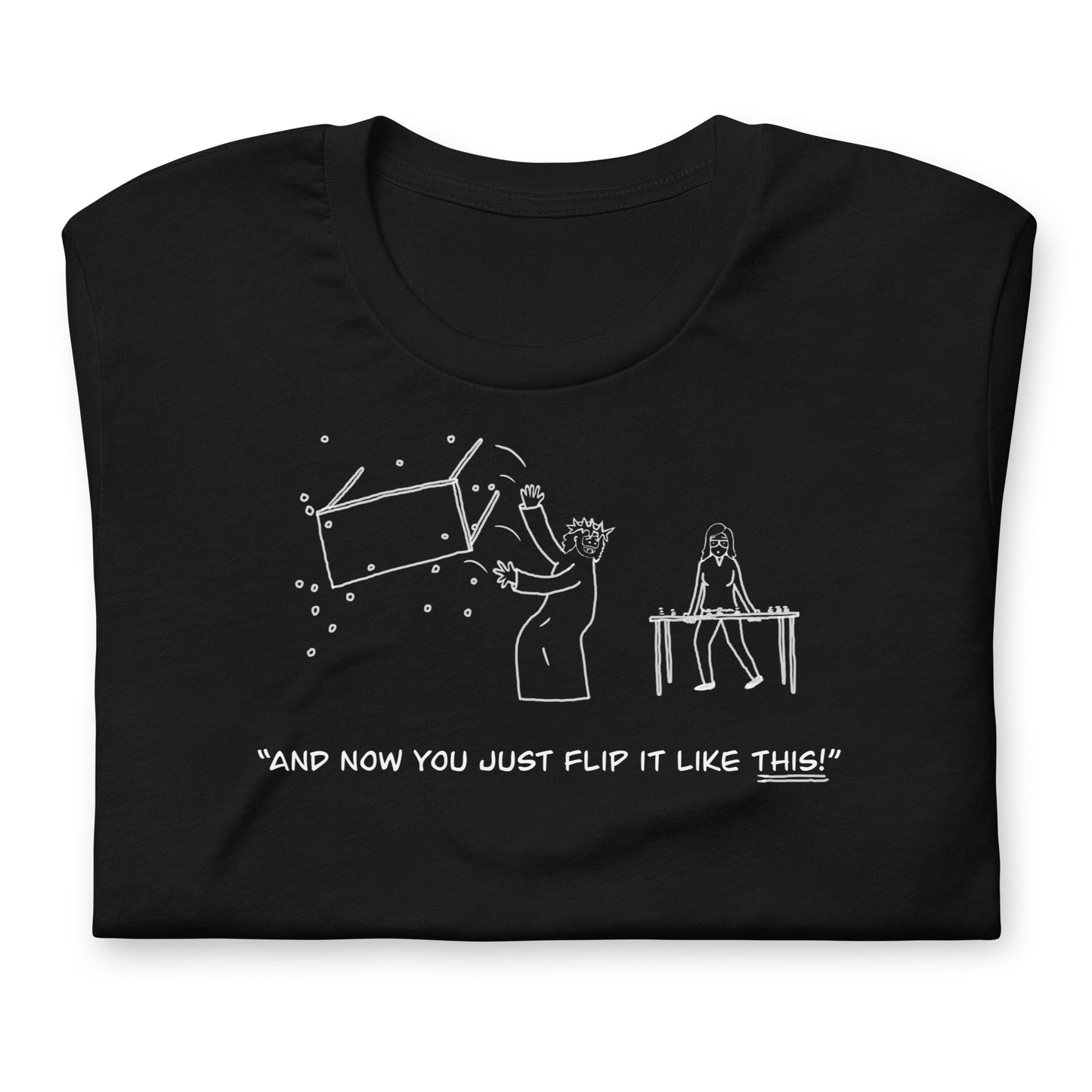 Jesus Flip It Like This T-Shirt - by nakedpastor