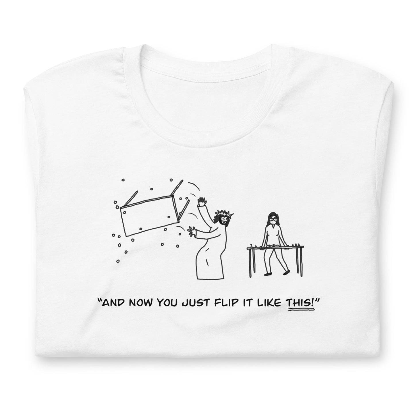Jesus Flip It Like This T-Shirt - by nakedpastor