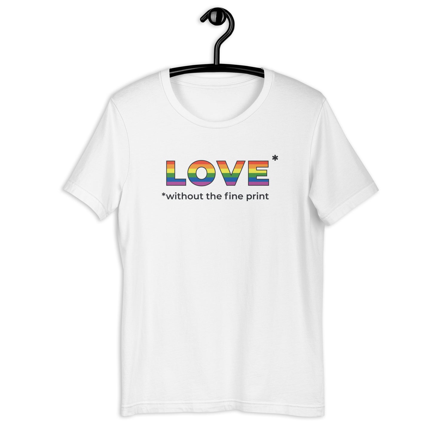 Love without the Fine Print T-shirt - by nakedpastor