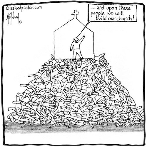 Upon These People Digital Cartoon - by nakedpastor