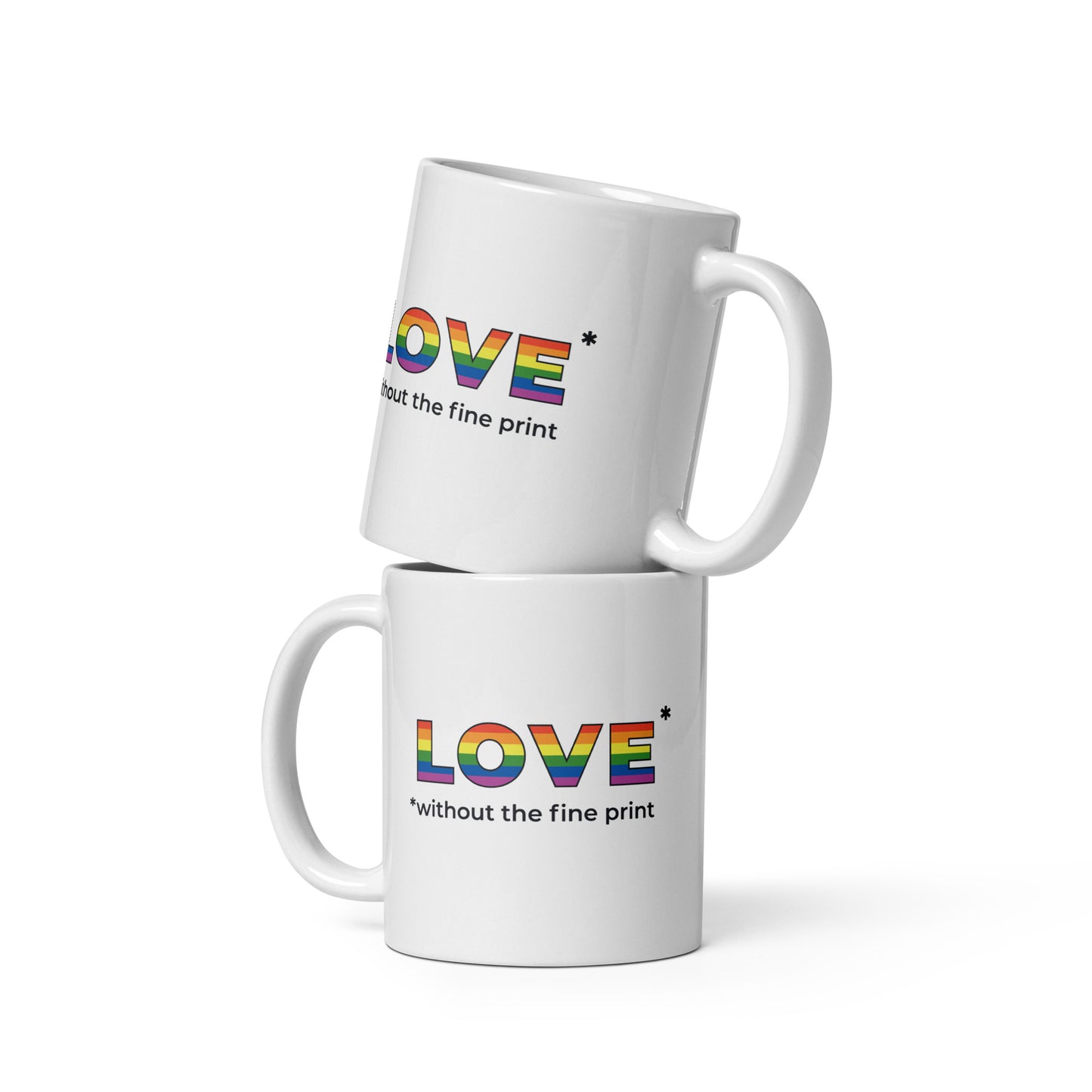 Love Without the Fine Print Mug - by nakedpastor