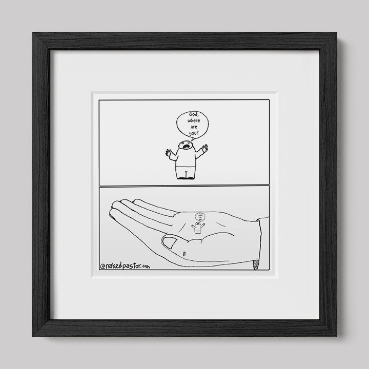 Zoom In Zoom Out Cartoon Print