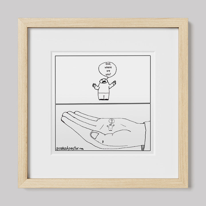 Zoom In Zoom Out Cartoon Print