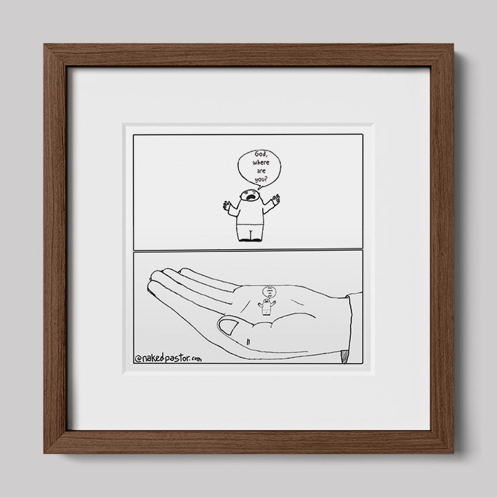 Zoom In Zoom Out Cartoon Print
