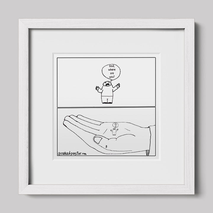 Zoom In Zoom Out Cartoon Print
