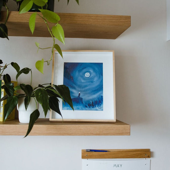 When Will I Tell Them Watercolor Print