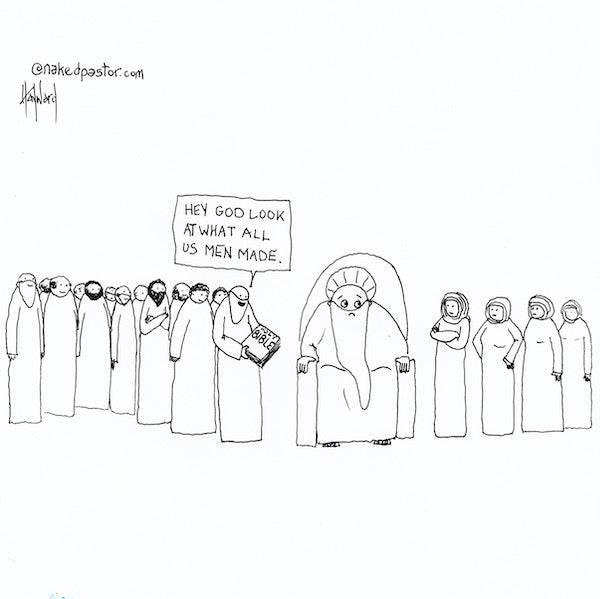 All Us Men Made Digital Cartoon - by nakedpastor