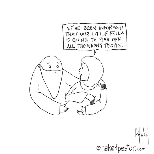 All the Wrong People Digital Cartoon - by nakedpastor