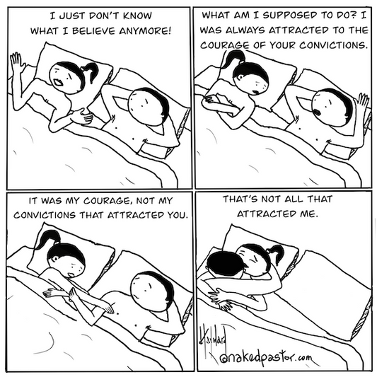 Attraction Digital Cartoon - by nakedpastor