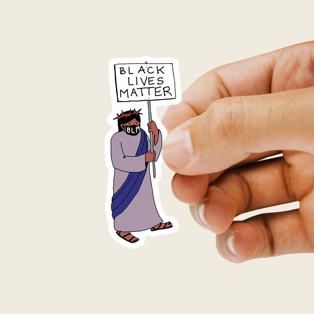 Black Lives Matter Bubble-free Stickers - by nakedpastor
