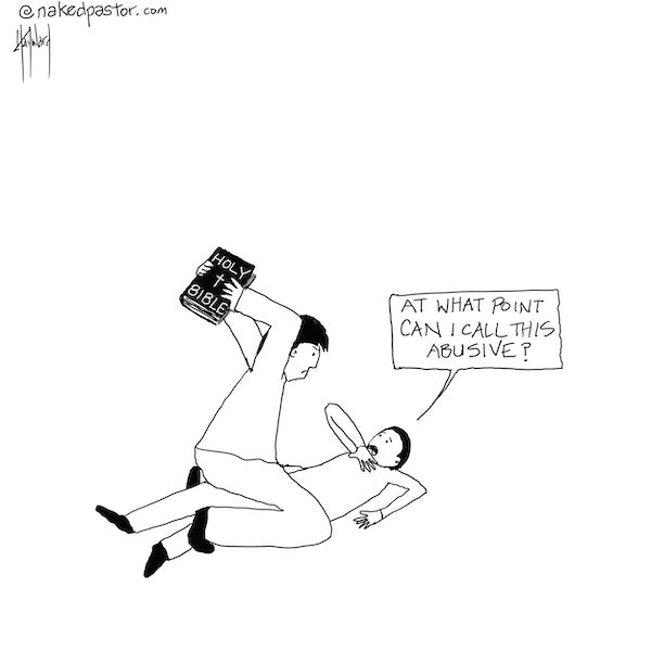 Can I Call This Abusive Digital Cartoon - by nakedpastor