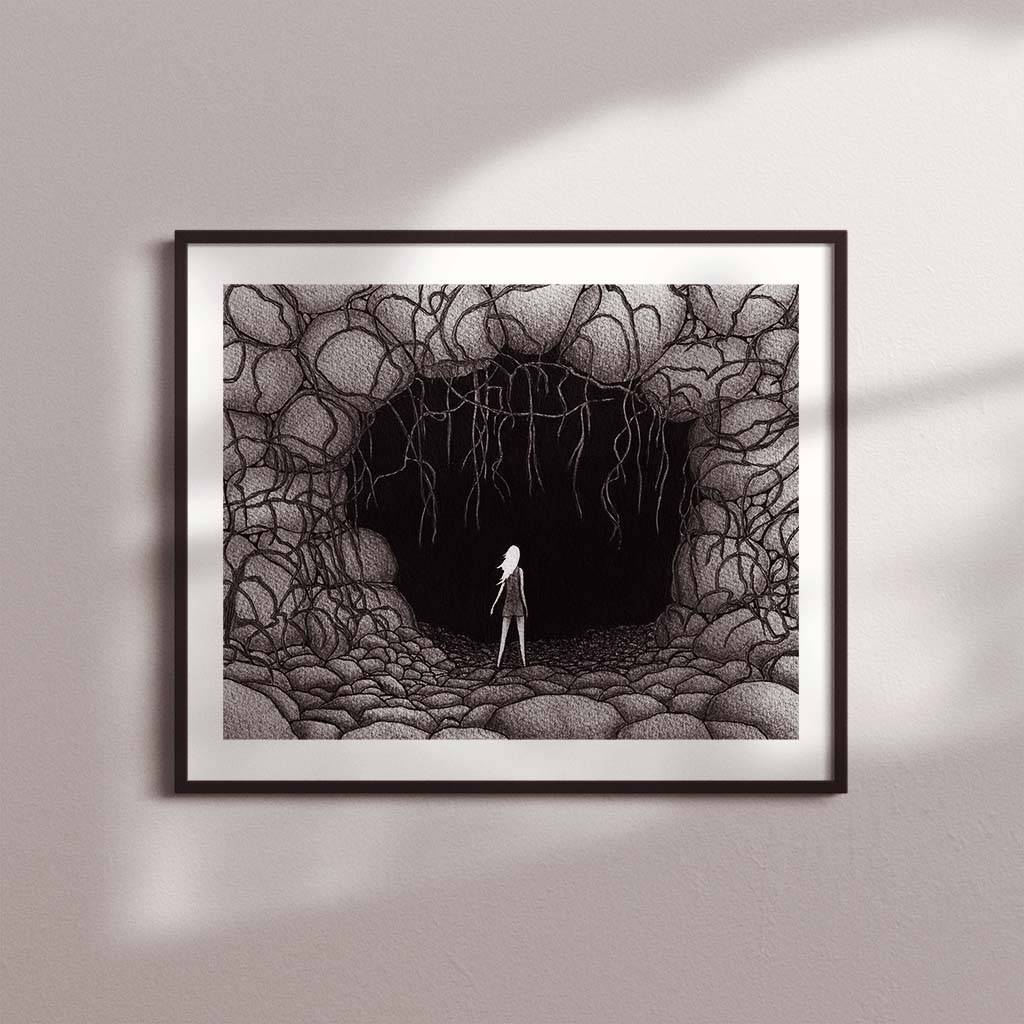 Sophia Cave Print - by nakedpastor