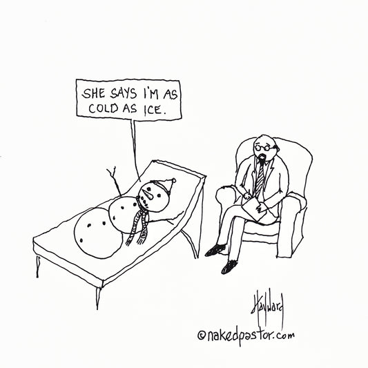 Cold as Ice Digital Cartoon - by nakedpastor