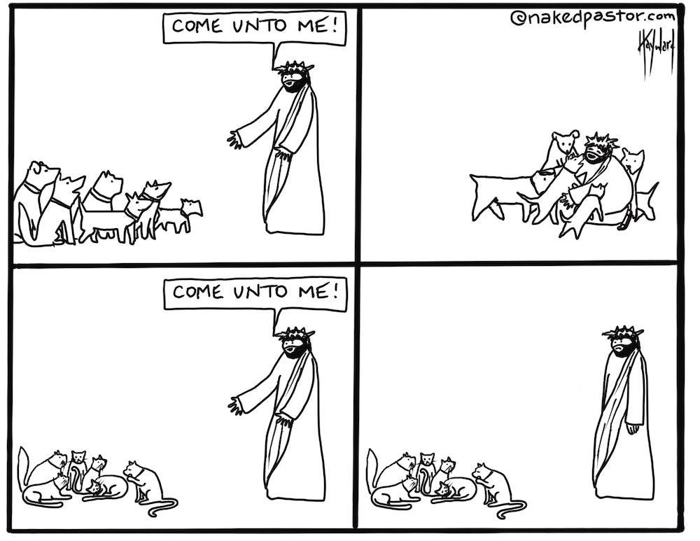 Come Unto Me Digital Cartoon - by nakedpastor