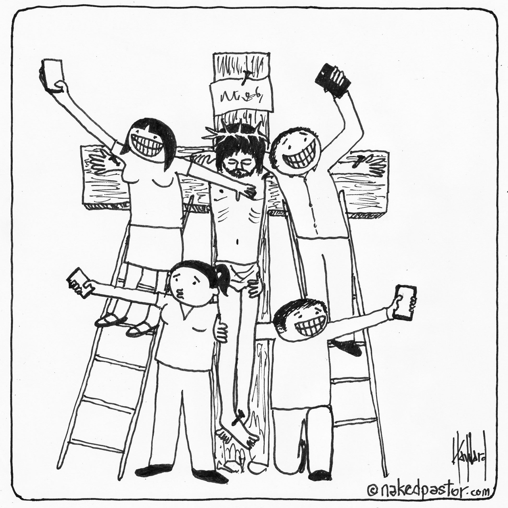 Contemporary Christianity Digital Cartoon - by nakedpastor