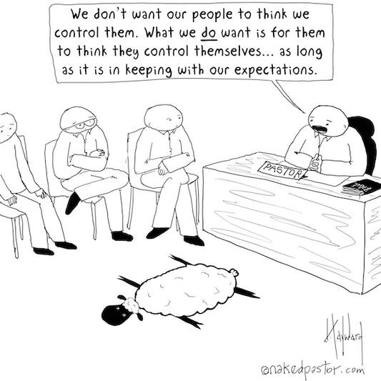 Control Digital Cartoon - by nakedpastor