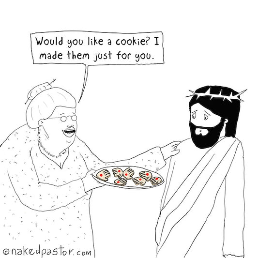 Cookies for Jesus Digital Cartoon - by nakedpastor