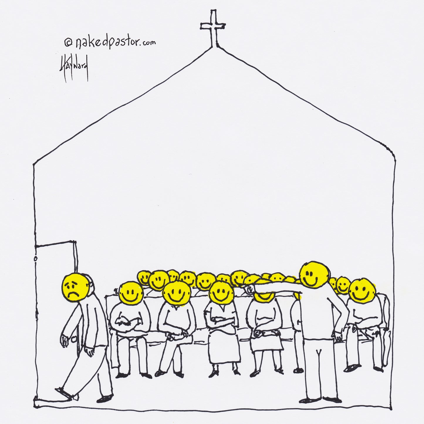 Dare to be Real Digital Cartoon - by nakedpastor